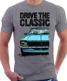 Drive The Classic Opel Kadett C Late Model. T-shirt in Heather Grey Colour