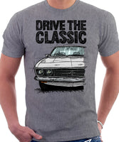 Drive The Classic Opel Manta A. T-shirt in Heather Grey Colour