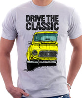 Drive The Classic Renault 4 1961 Model. T-shirt in White Colour