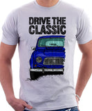 Drive The Classic Renault 4 1961 Model. T-shirt in White Colour