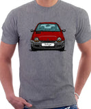 Renault Twingo Early Model. T-shirt in Heather Grey Color