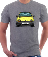 Renault Twingo Early Model. T-shirt in Heather Grey Color