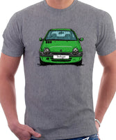 Renault Twingo Late Model. T-shirt in Heather Grey Color