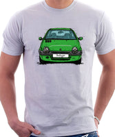 Renault Twingo Late  Model. T-shirt in White Color