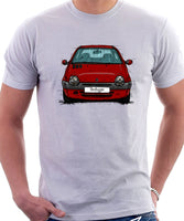 Renault Twingo Late  Model. T-shirt in White Color