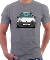 Renault Twingo Mid Model. T-shirt in Heather Grey Color