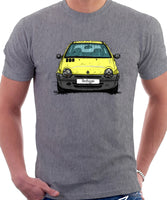 Renault Twingo Mid Model. T-shirt in Heather Grey Color