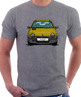 Renault Twingo Mid Model. T-shirt in Heather Grey Color