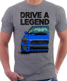 Drive The Legend Subaru Impreza Bugeye WRX. T-shirt in Heather Grey Colour