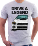 Drive The Legend Subaru Impreza Bugeye WRX. T-shirt in White Colour