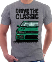 Drive The Classic Subaru Impreza WRX 1st Gen. T-shirt in Heather Grey Colour