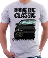 Drive The Classic Subaru Impreza WRX 1st Gen. T-shirt in White Colour