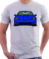 Toyota Celica 7 Generation Facelift Model. T-shirt in White Colour