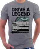 Drive A Legend Toyota Celica 7 Generation Facelift Model. T-shirt in Heather Grey Colour