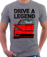 Drive A Legend Toyota Celica 7 Generation Facelift Model. T-shirt in Heather Grey Colour