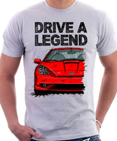 Drive A Legend Toyota Celica 7 Generation Facelift Model. T-shirt in White Colour