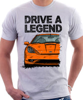 Drive A Legend Toyota Celica 7 Generation Facelift Model. T-shirt in White Colour