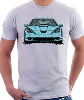 Toyota Celica 7 Generation Prefacelift Model. T-shirt in White Colour