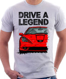 Drive A Legend Toyota Celica 7 Generation Prefacelift Model. T-shirt in White Colour