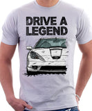 Drive A Legend Toyota Celica 7 Generation Prefacelift Model. T-shirt in White Colour