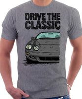 Drive The Classic Toyota Celica 6 Generation Facelift. T-shirt in Heather Grey Colour