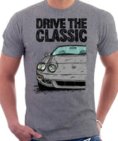 Drive The Classic Toyota Celica 6 Generation Facelift. T-shirt in Heather Grey Colour