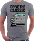 Drive The Classic Toyota Celica 6 Generation Facelift. T-shirt in Heather Grey Colour