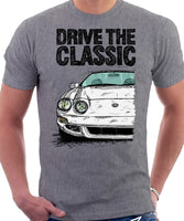 Drive The Classic Toyota Celica 6 Generation Facelift. T-shirt in Heather Grey Colour