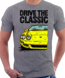 Drive The Classic Toyota Celica 6 Generation Facelift. T-shirt in Heather Grey Colour