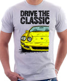 Drive The Classic Toyota Celica 6 Generation Facelift. T-shirt in White Colour