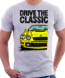 Drive The Classic Toyota Celica 6 Generation ST205 GT4. T-shirt in White Colour