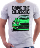 Drive The Classic Toyota Celica 6 Generation ST205 GT4. T-shirt in White Colour