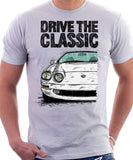 Drive The Classic Toyota Celica 6 Generation Prefacelift. T-shirt in White Colour