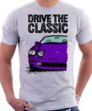 Drive The Classic Toyota Celica 6 Generation Prefacelift. T-shirt in White Colour