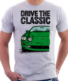 Drive The Classic Toyota Celica 6 Generation Prefacelift. T-shirt in White Colour