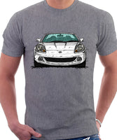 Toyota MR2 Mk3 Late Model T-shirt in Heather Grey Colour