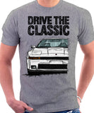 Drive The Classic Toyota Supra Mk3 Early Model. T-shirt in Heather Grey Colour