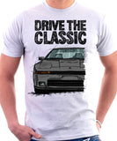 Drive The Classic Toyota Supra Mk3 Early Model. T-shirt in White Colour