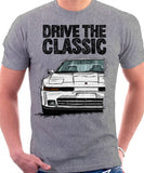 Drive The Classic Toyota Supra Mk3 Late Model. T-shirt in Heather Grey Colour