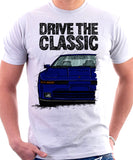 Drive The Classic Toyota Supra Mk3 Late Model. T-shirt in White Colour