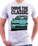 Drive The Classic Toyota Supra Mk3 Late Model. T-shirt in White Colour