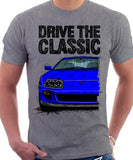 Drive The Classic Toyota Supra Mk4. T-shirt in Heather Grey Colour