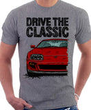 Drive The Classic Toyota Supra Mk4. T-shirt in Heather Grey Colour