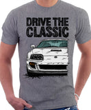 Drive The Classic Toyota Supra Mk4 Turbo Europe. T-shirt in Heather Grey Colour