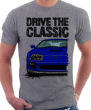 Drive The Classic Toyota Supra Mk4 Turbo Europe. T-shirt in Heather Grey Colour