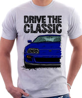 Drive The Classic Toyota Supra Mk4. T-shirt in White Colour