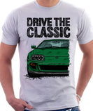 Drive The Classic Toyota Supra Mk4. T-shirt in White Colour