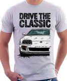 Drive The Classic Toyota Supra Mk4. T-shirt in White Colour