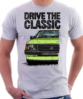 Drive The Classic Vauxhall Nova Early Model. T-shirt in White Colour