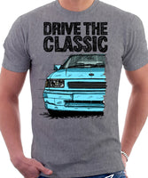 Drive The Classic Vauxhall Nova GSI. T-shirt in Heather Grey Colour